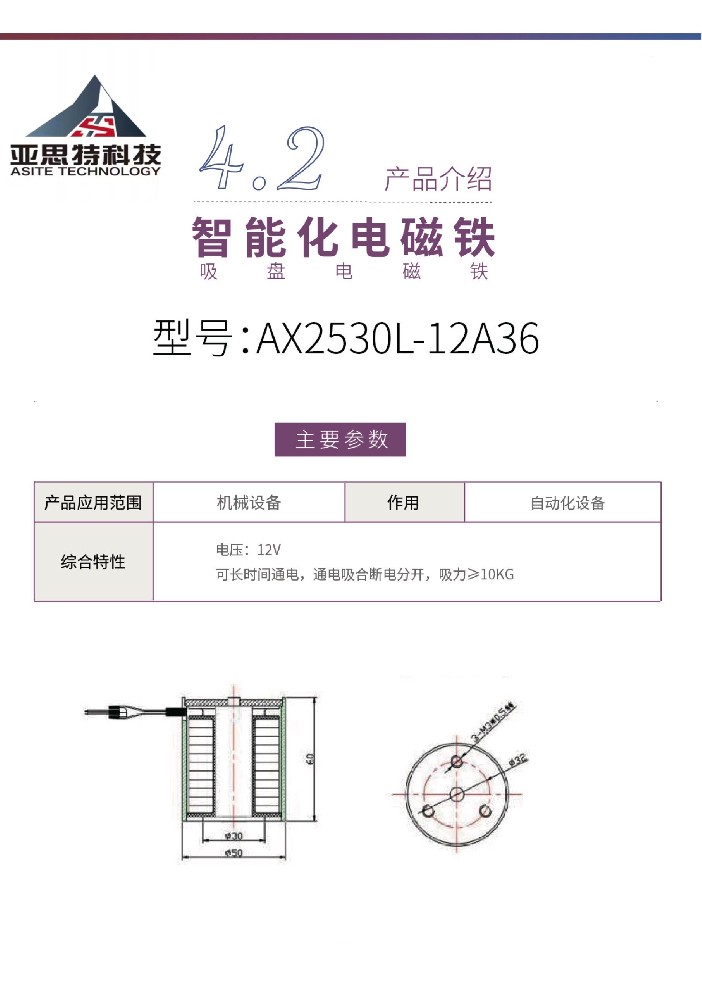 吸盘电磁铁2530案例